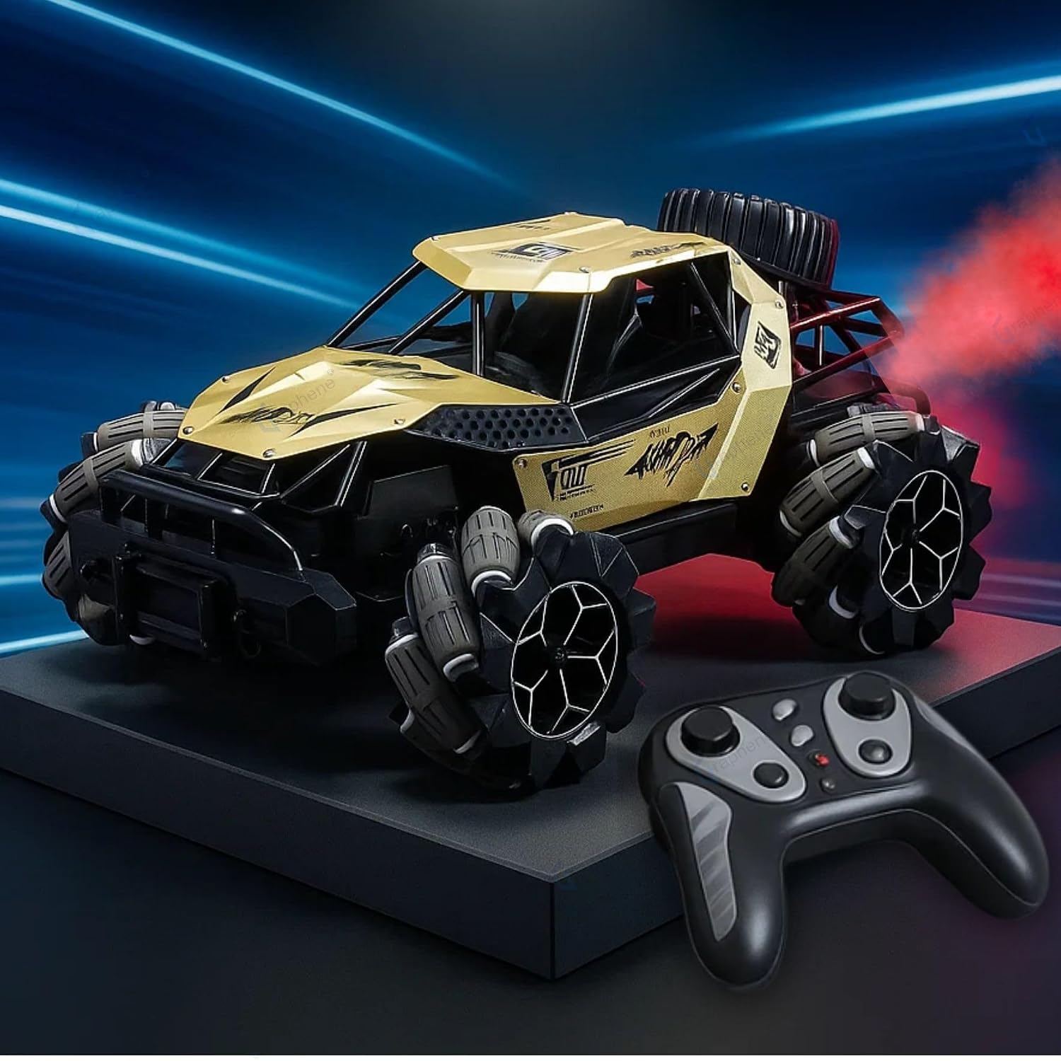 Mist Racing Remote Car GRAPHENE RC 4WD All Terrain Remote Control Drift Car for Kids 4x4 Off ...