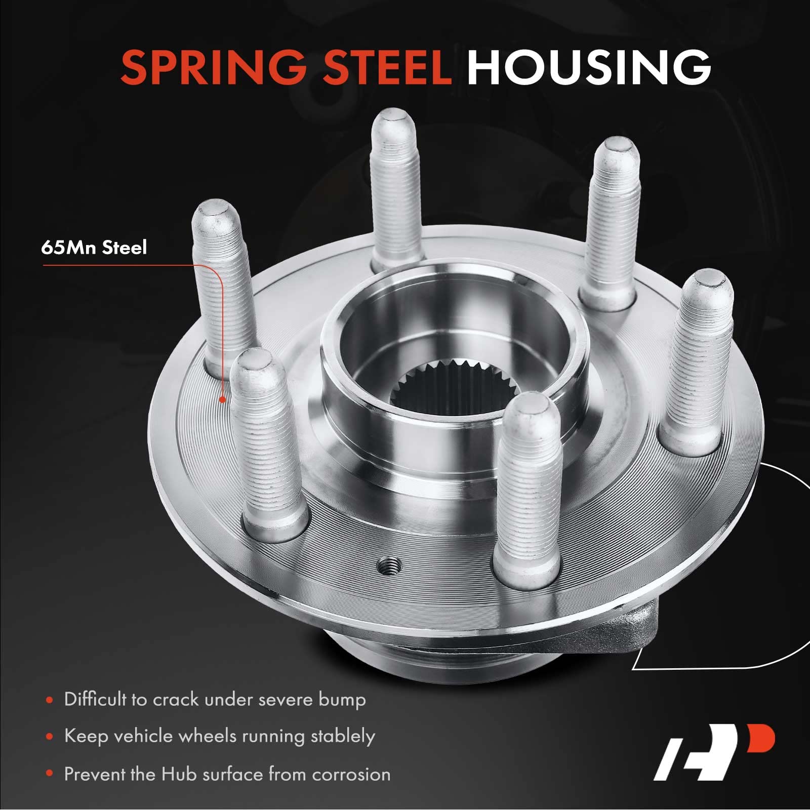 A-Premium Pair [2] 513289 Front Rear Wheel Bearing and Hub Assembly ...