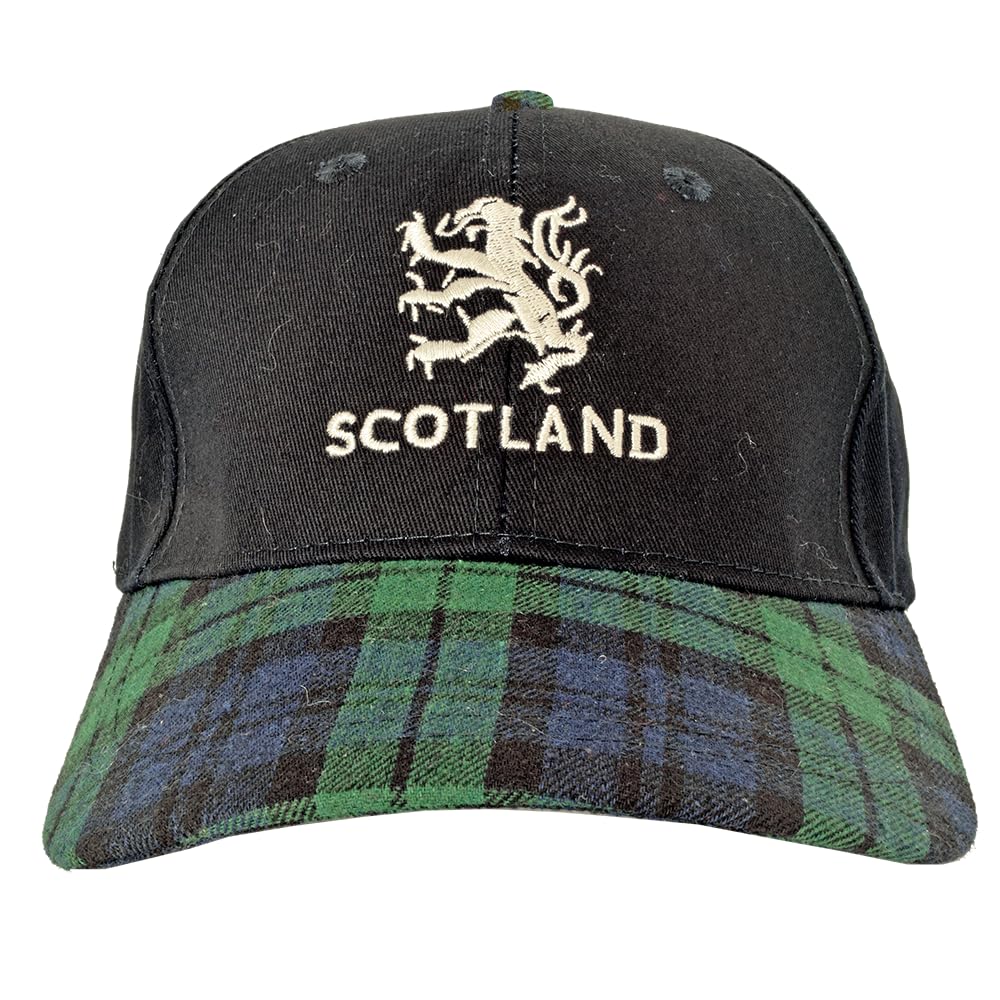 Thistle Products Black Watch Tartan Lion Rampant Scotland Baseball Cap