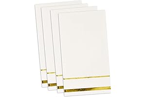 Gold-Lined Elegant Guest Napkins: A Touch of Sophistication for Every Occasion