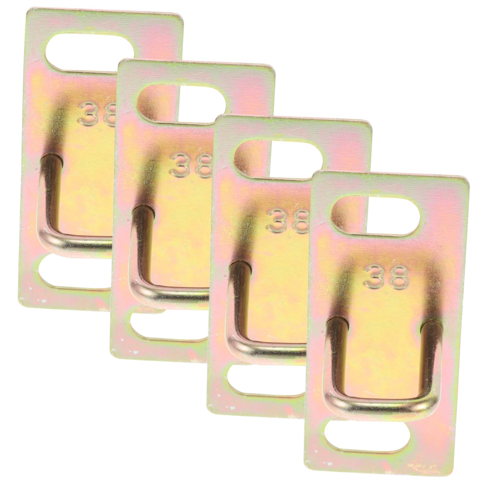 ABOOFAN 4pcs Electric Motorbike Seat Lock Plate Heavy Duty Metal Cushion Hook for Easy Installation Electric Motorcycles and Motorbikes Reliable Locking