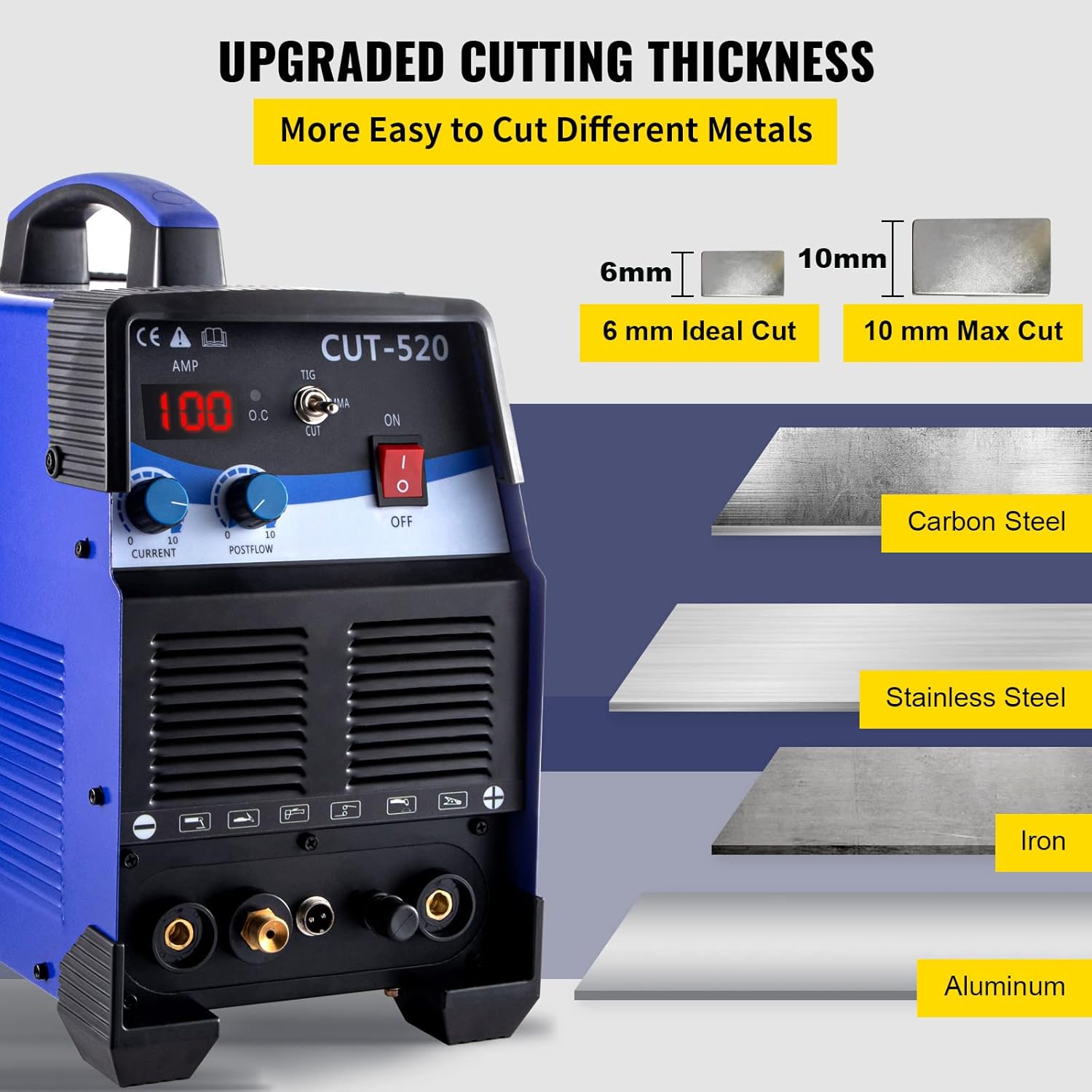 Buу 2 gеt 3 Mophorn TIG/MMA Plasma Cutter CT520D 3 in 1 Combo Welding Machine Tig Welder 200A Arc Welder 200A Plasma Cutter 50A Non-Touch Pilot Arc Plasma Cutting Machine Dual Voltage 110 220V Chеареѕt 🛒 Mophorn TIG/MMA Plasma Cutter CT520D 3 in 1 Combo Welding Machine Tig Welder 200A Arc Welder 200A Plasma Cutter 50A Non-Touch Pilot Arc Plasma Cutting Machine Dual Voltage 110 220V