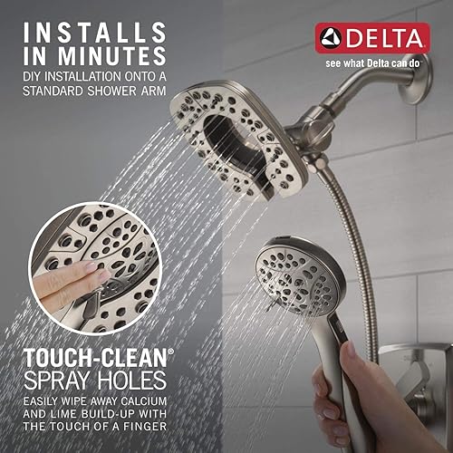 Miniatura 6 de Delta Faucet 58498  Cabeza de ducha In2ition HSSH 1.75 GPM, con combo de 4 configuraciones