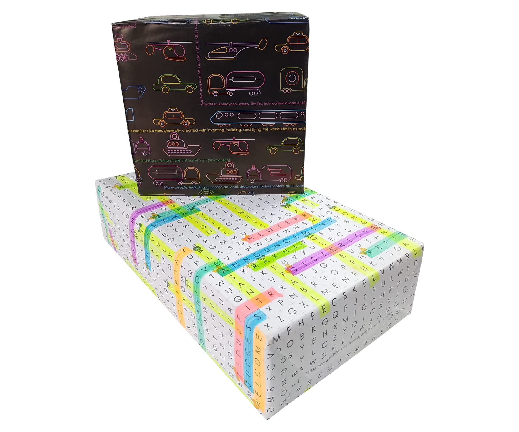 Buy eVincE Eid gift wrapping paper Birthday roll wrapping sheets Cars