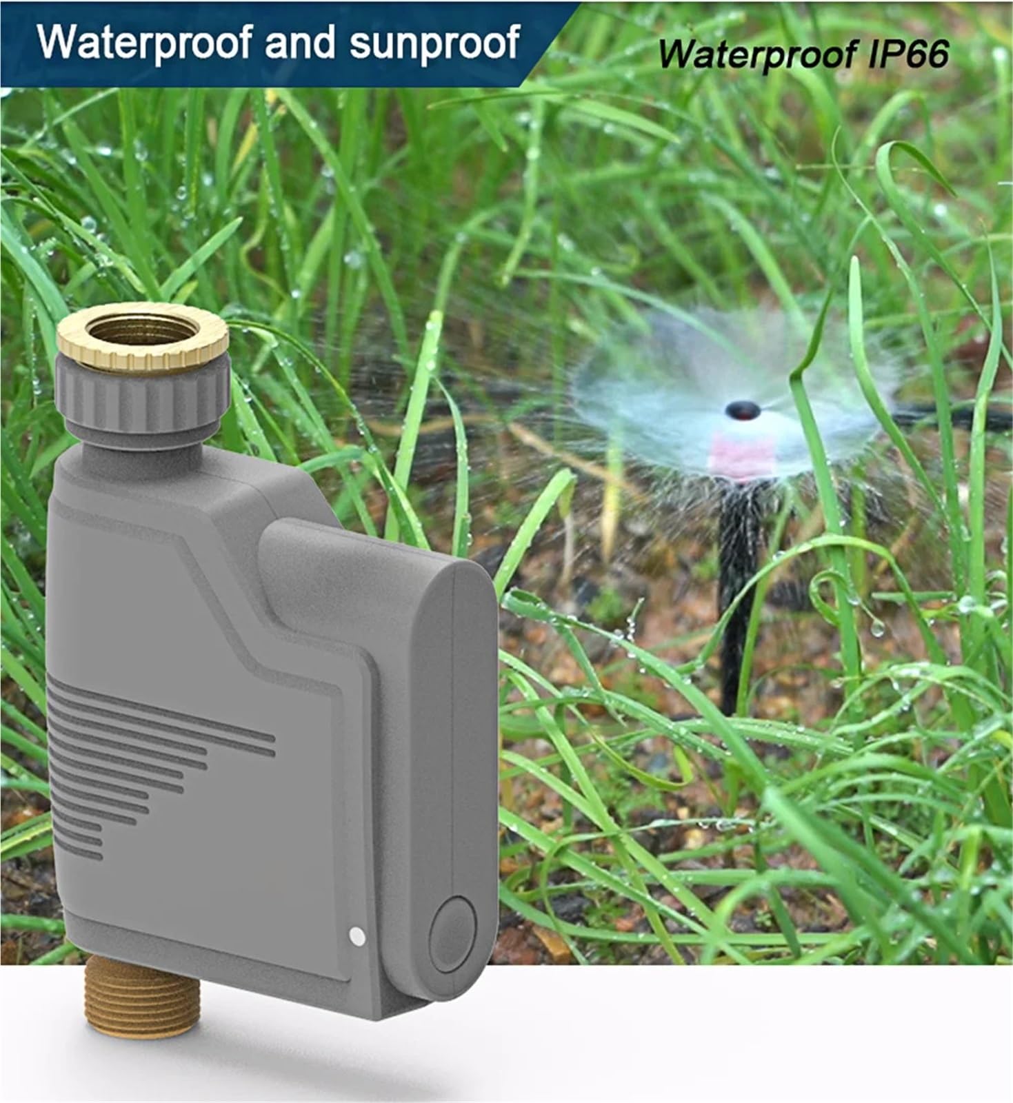 Rubinetto for tubo flessibile Controller timer for irrigazione Sprinkler di irrigazione da giardino intelligente Rilevatore di umidità del suolo