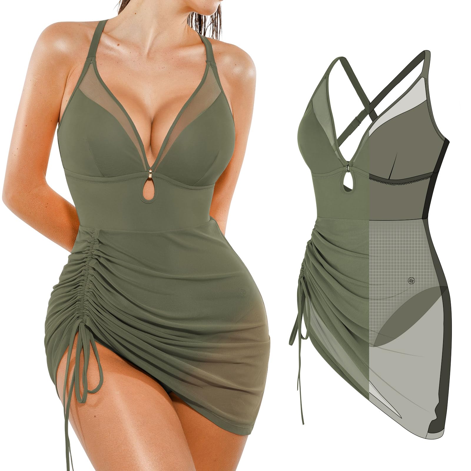 Popilush Swim Dress