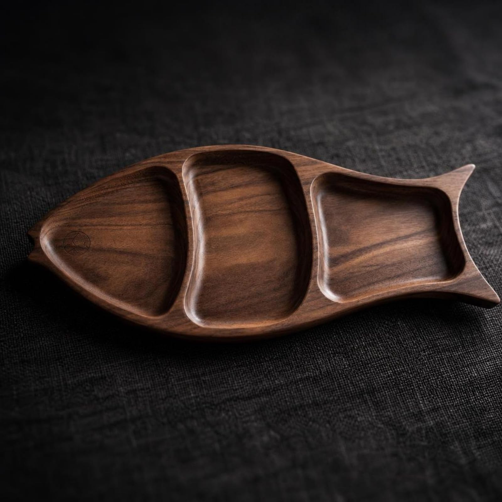 Plateau en Bois Compartimenté, Style to 2, 35 × 16 × 2 Cm