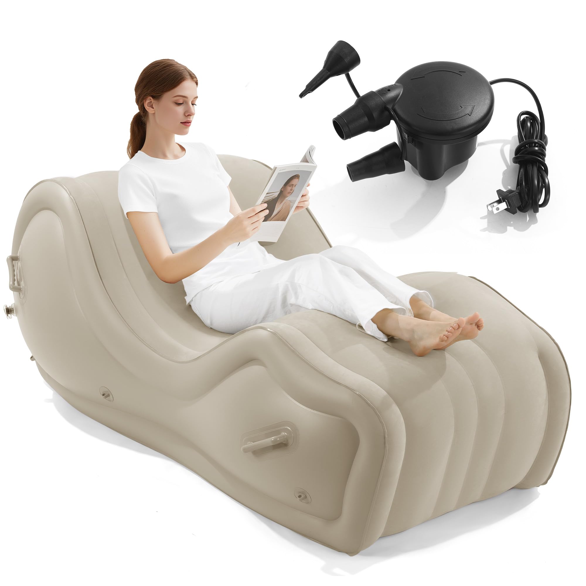Amazon.com: MABOZOO Inflatable Yoga Chaise Lounge with