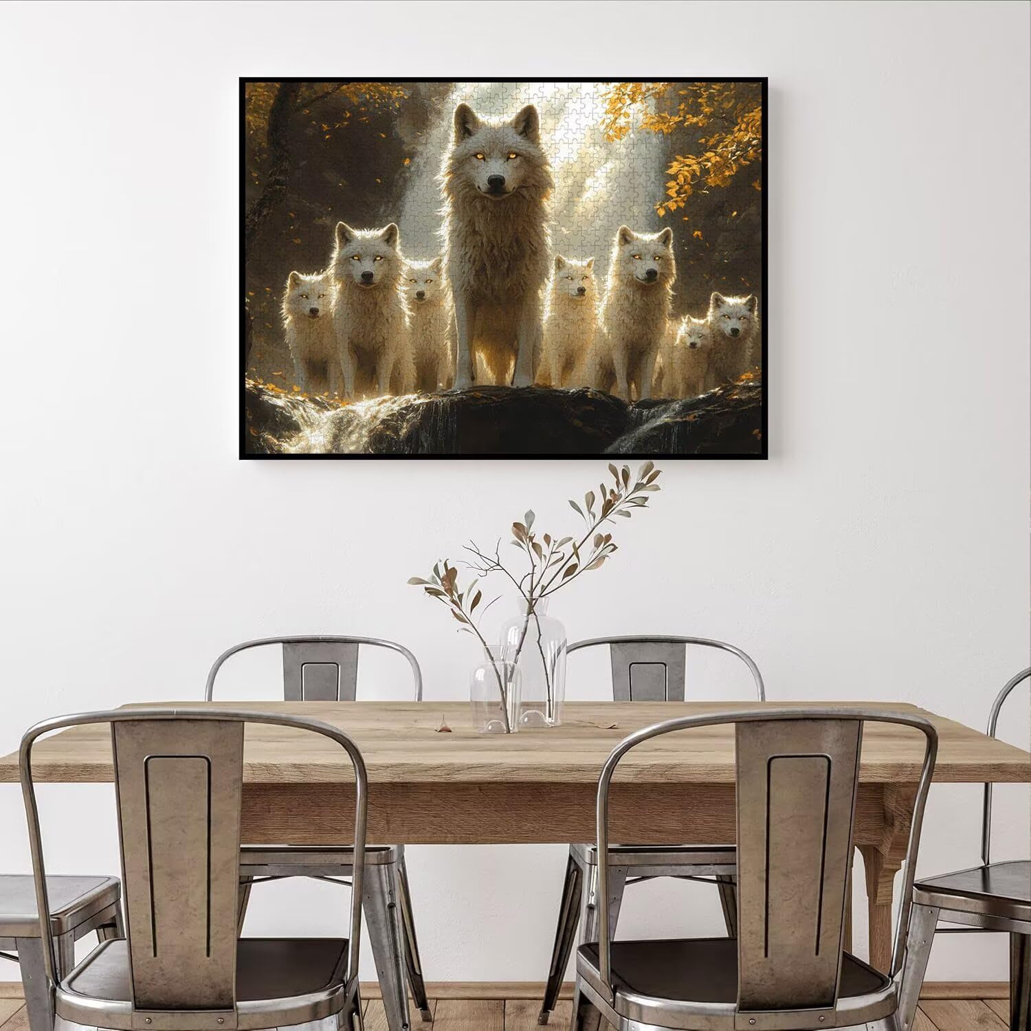 Puzzle 6000 Pezzi lupo Puzzle Classici per Gioco Familiare, n-394 | Impossibile Puzzles, Intrattenimento Creativo, Rilassamento Intelligence, Regalo per Amore e Amico, Decorazioni Casa, Autunno