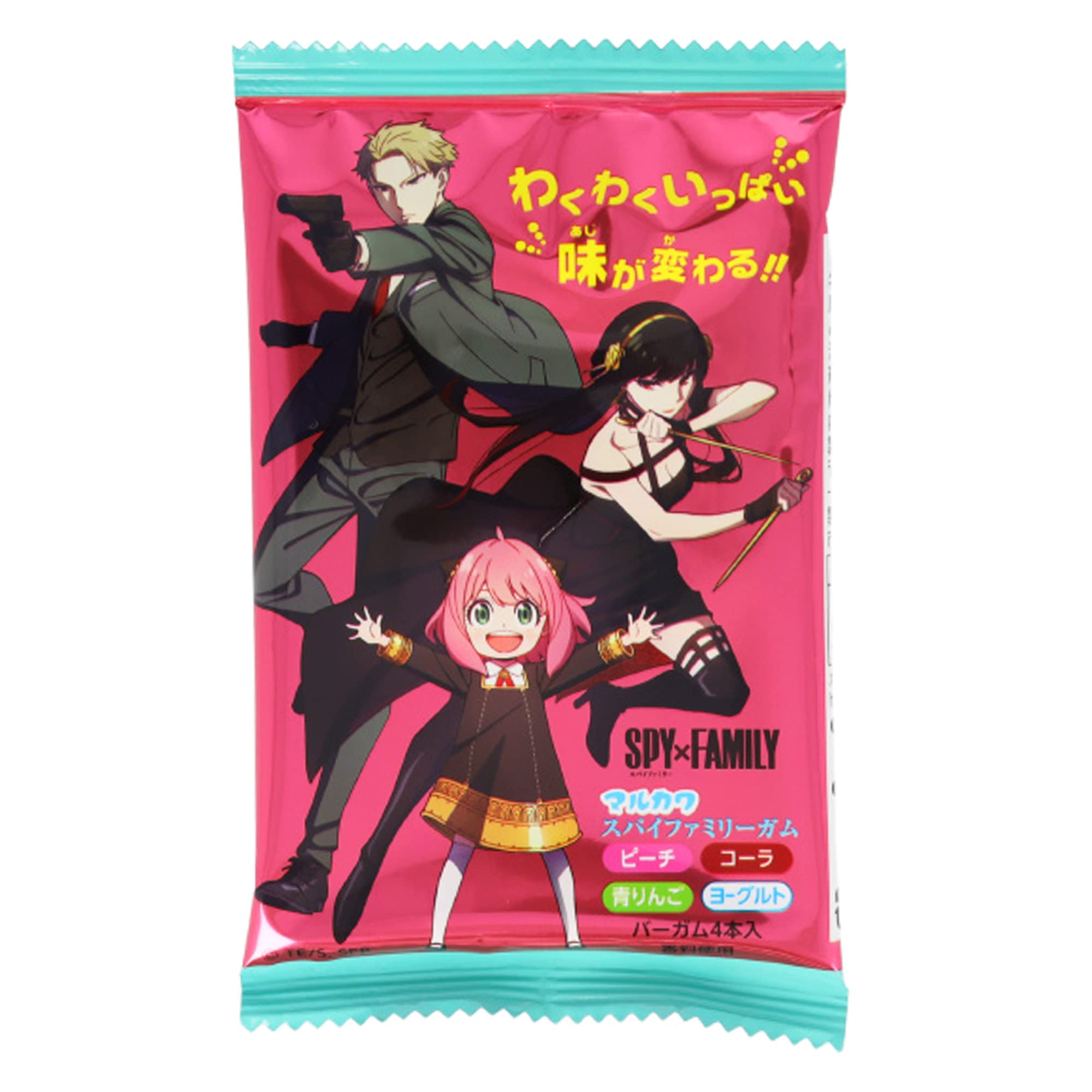 Amazon.co.jp: 丸川製菓 スパイファミリーガム 4本×20個 : 食品