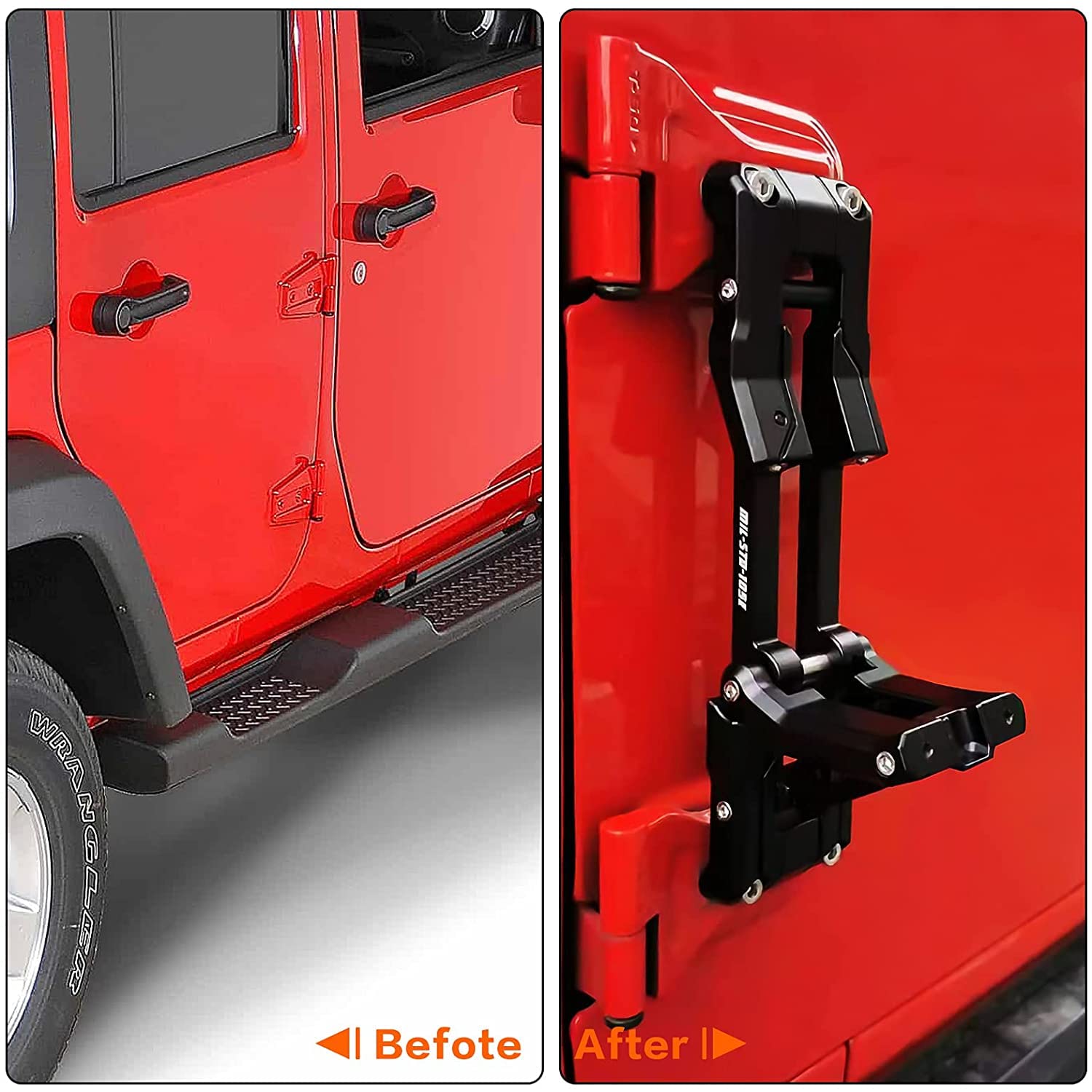 Amazon.co.jp: Maiker OFF ROADドアヒンジステップ アルミ