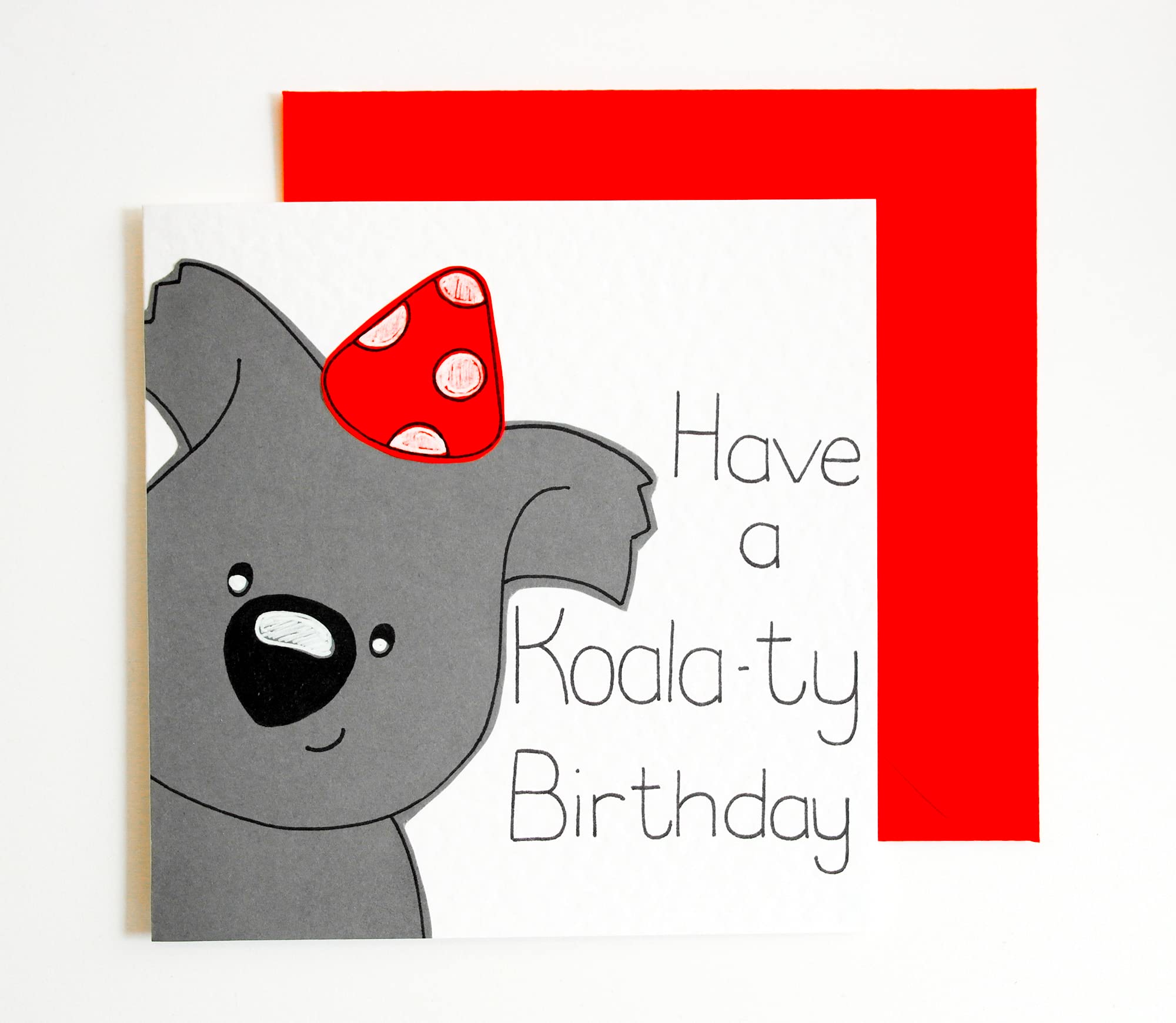 Cute Koala Birthday Card For Friend, Brother, Sister, Son, Daughter, Him, Her