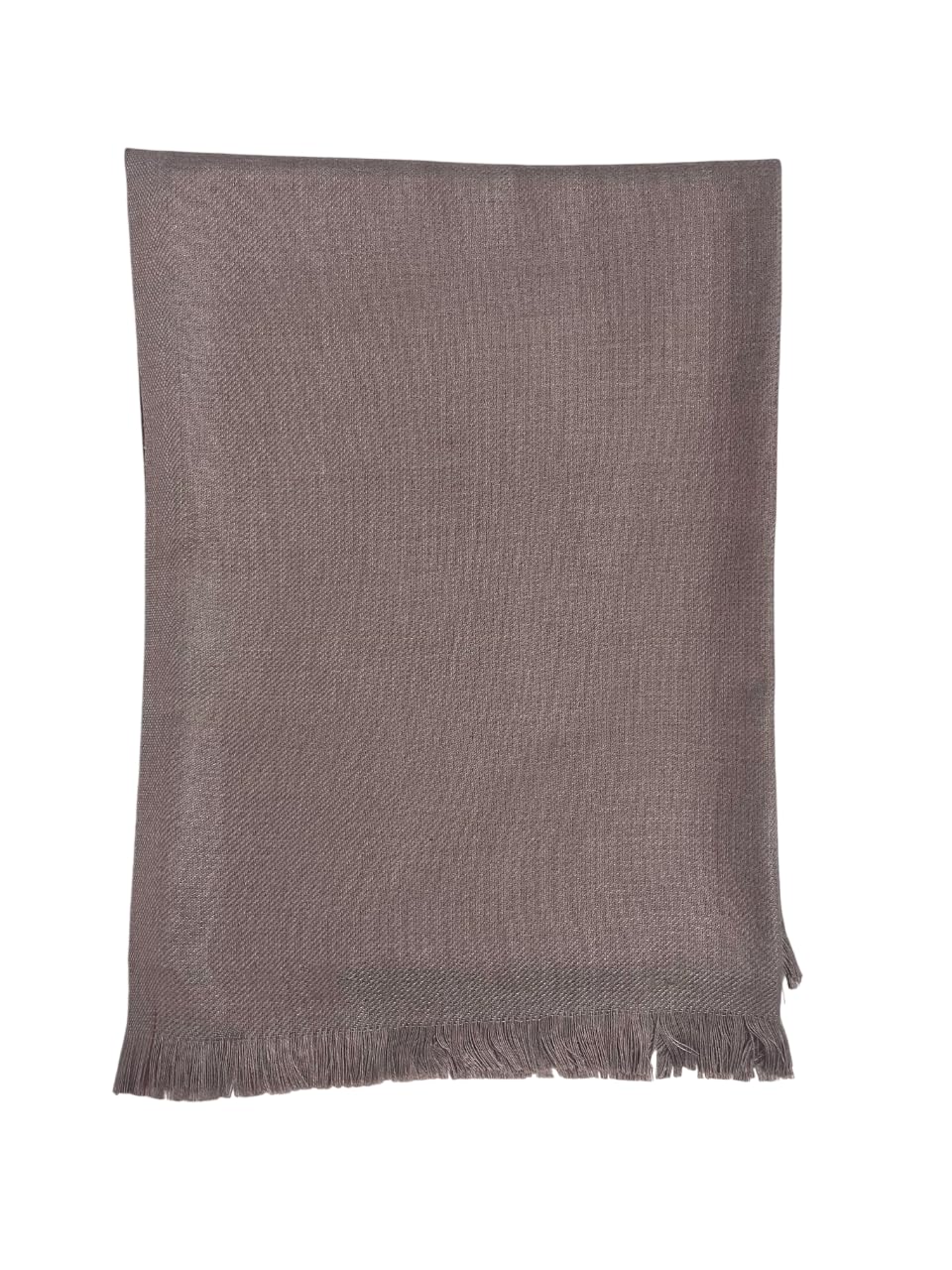 Men Solid Wool Blend Shawl Lohi 45W X 90L-image-43