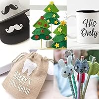 Vista 7 de Alfombrillas de corte para Cricut Maker 3, Explore 3, Maker, Air 2, de 12x12 pulgadas Estándar+Ligero+Agarre Fuerte, 3 alfombrillas XINART de 12x12