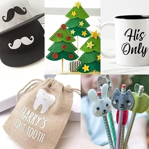 Vista 29 de Xinart Alfombrillas de corte para Cricut Maker 3/Maker/Explore Air 2/Air/One (agarre ligero + agarre estándar, 12 x 12 pulgadas) alfombrillas