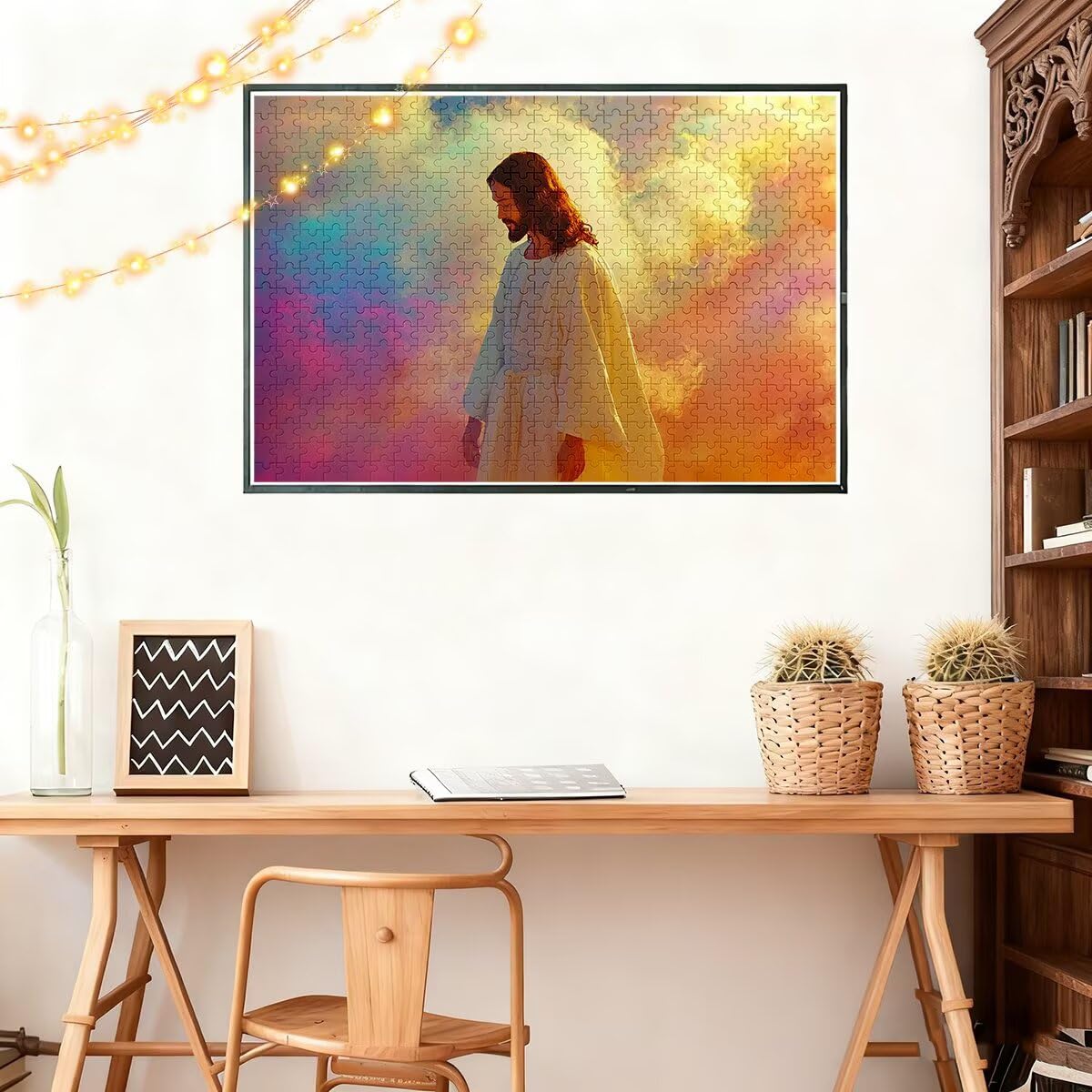 Puzzle 3000 sztuk Fantazyjne Puzzle dla dorosłych i całej rodziny Rozmiar 122 x 81 cm Wysokiej jakości opakowanie, klasyczne kreatywne rozrywki zabawne wyzwania do dekoracji świątecznych L-74