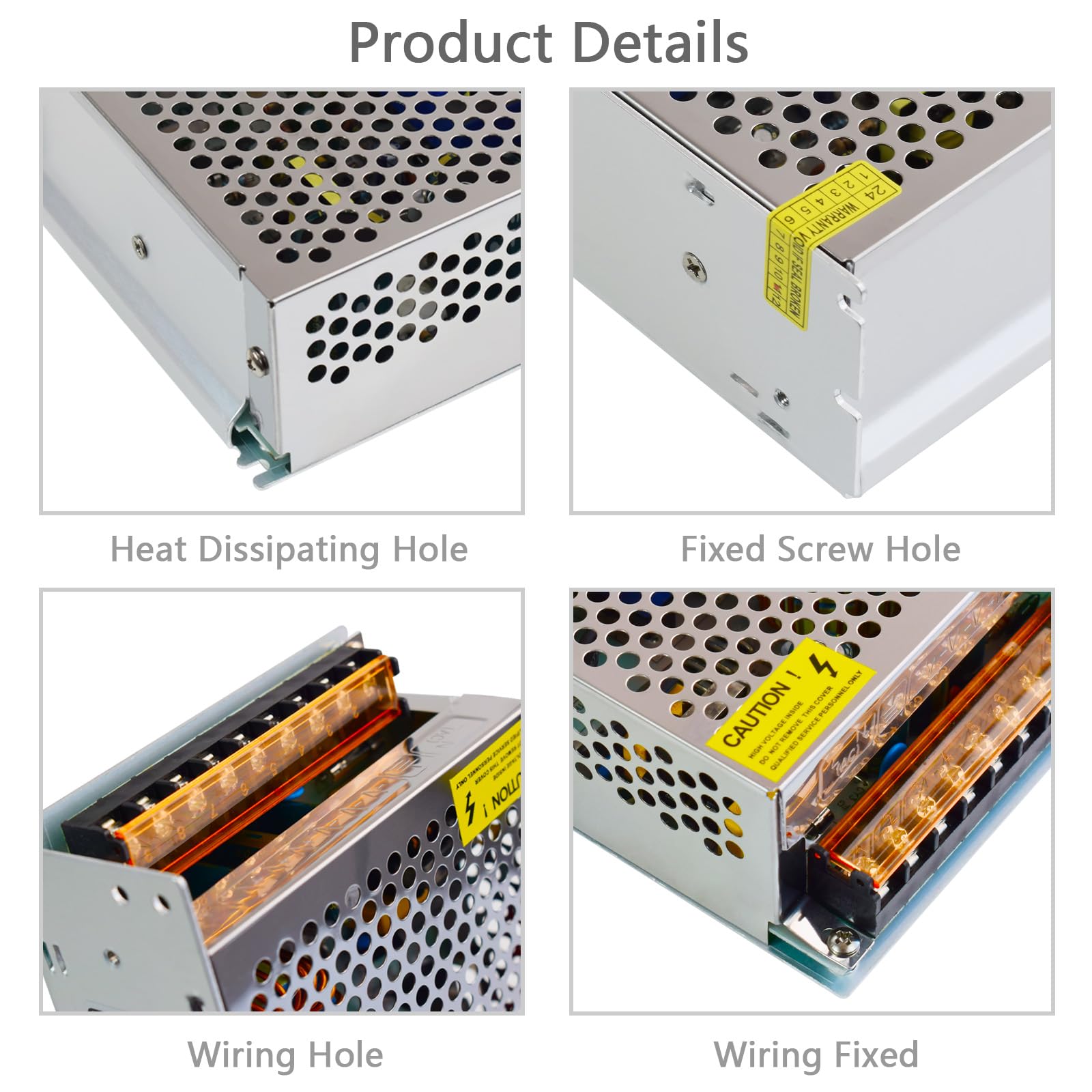 Fuente de Alimentación Conmutada 5V 40A 200W, Transformador AC 110/220V a DC 5V, Convertidor para Pantalla LED, Automatización Industrial y Monitorización