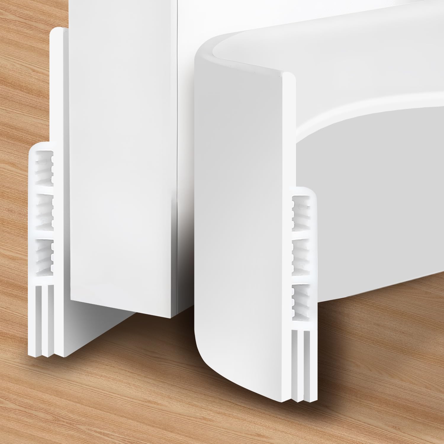 Photo 1 of 1 pc Strong Silicone Door Draft Stopper Under Door Draft Blocker, Insulator Door Sweep Weather Stripping, Noise Stopper, 38" Length, Strong Adhesive.    PARTSPOWER Acrylic Business Card Holder for Desk, Horizontal Clear Business Name Card Display Stand, D
