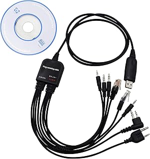 EASWEL USB Programming Cable for ICOM IC-T90A IC-V8000 IC-V8 IC-V8A IC-W32A