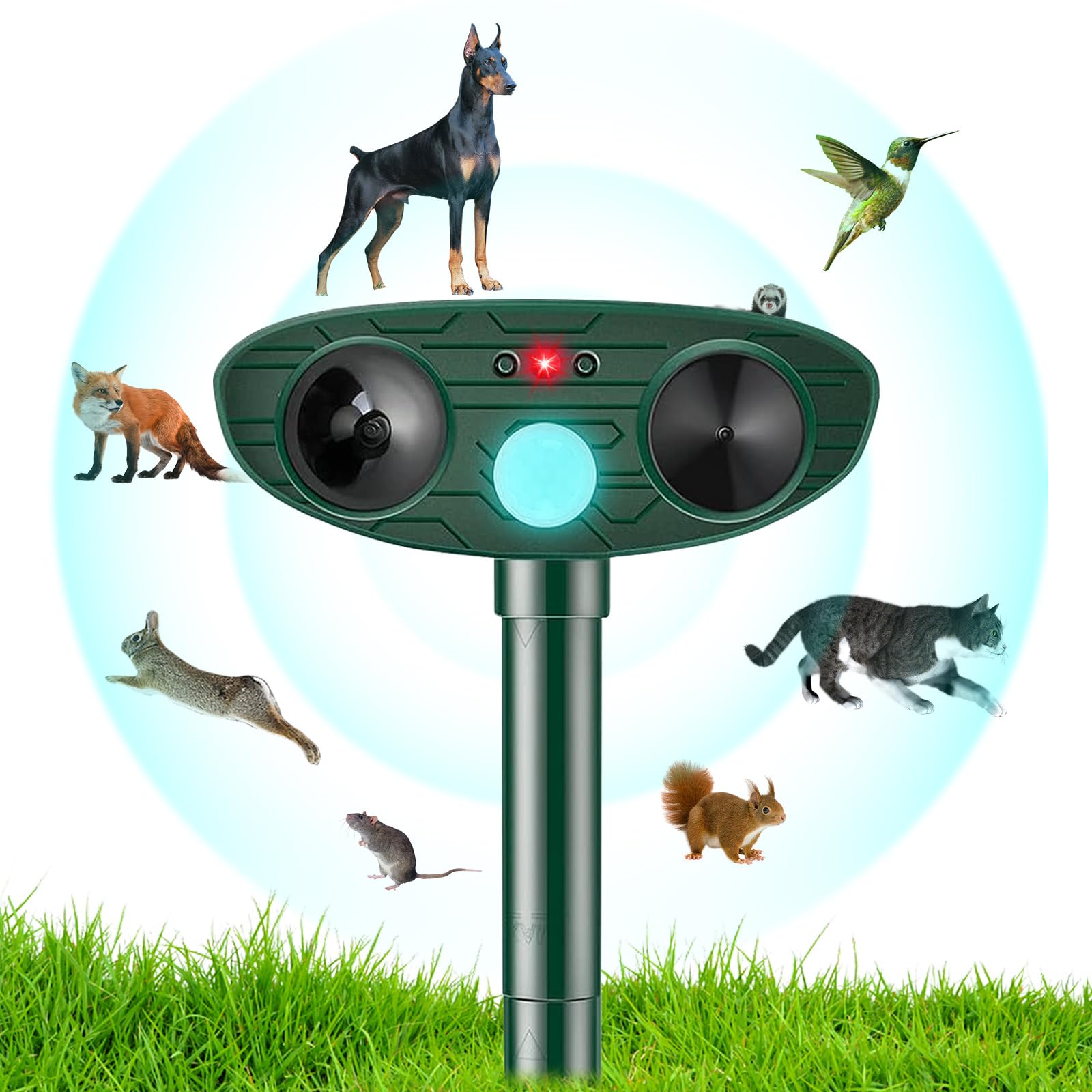 Repellente Solare Per Gatti, Repellente Ad Ultrasuoni Per Gatti Repellente Per Topi Ad Ultrasuoni Con Sensore Di Movimento Repellente Per Gatti Da E 96223482