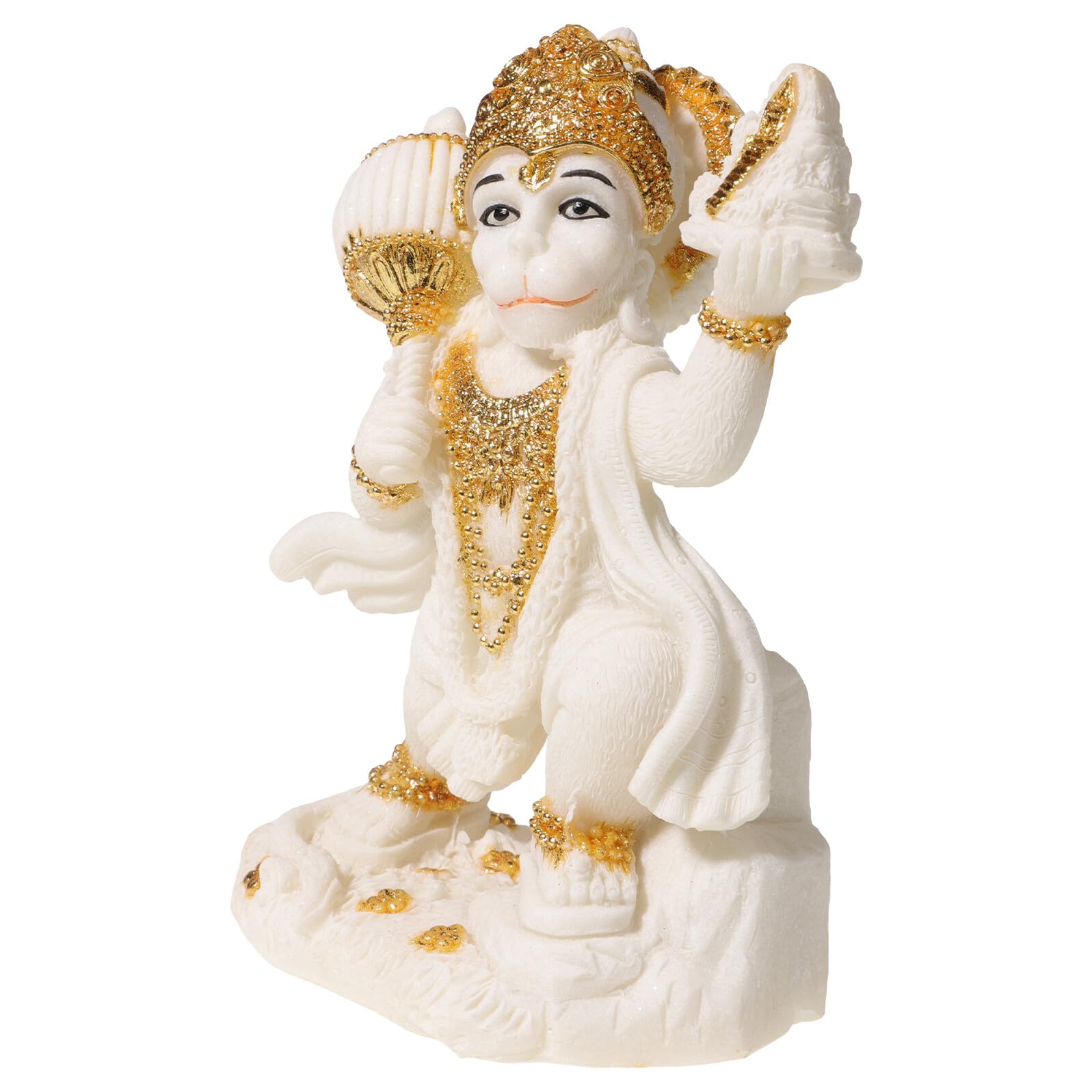 Statue Hanuman en résine pour décoration maison et bureau élégant