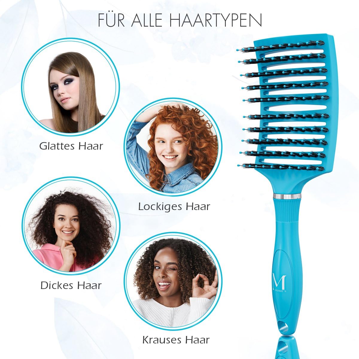 MOONIE'S No-Tangle Hairbrush - Image 3