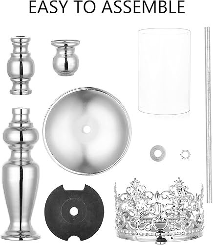 Miniatura 4 de NUPTIO 2 portavelas de pilar portavelas de 1496 pulgadas de alto para mesa portavelas para decoración de mesa de centro de mesa de comedor