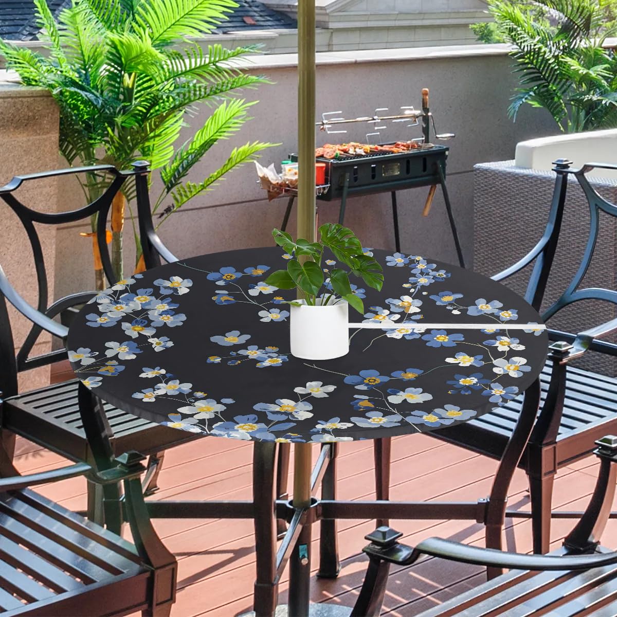 Nappe Ronde Imperméable à Fermeture éclair Pour Extérieur Et Intérieur