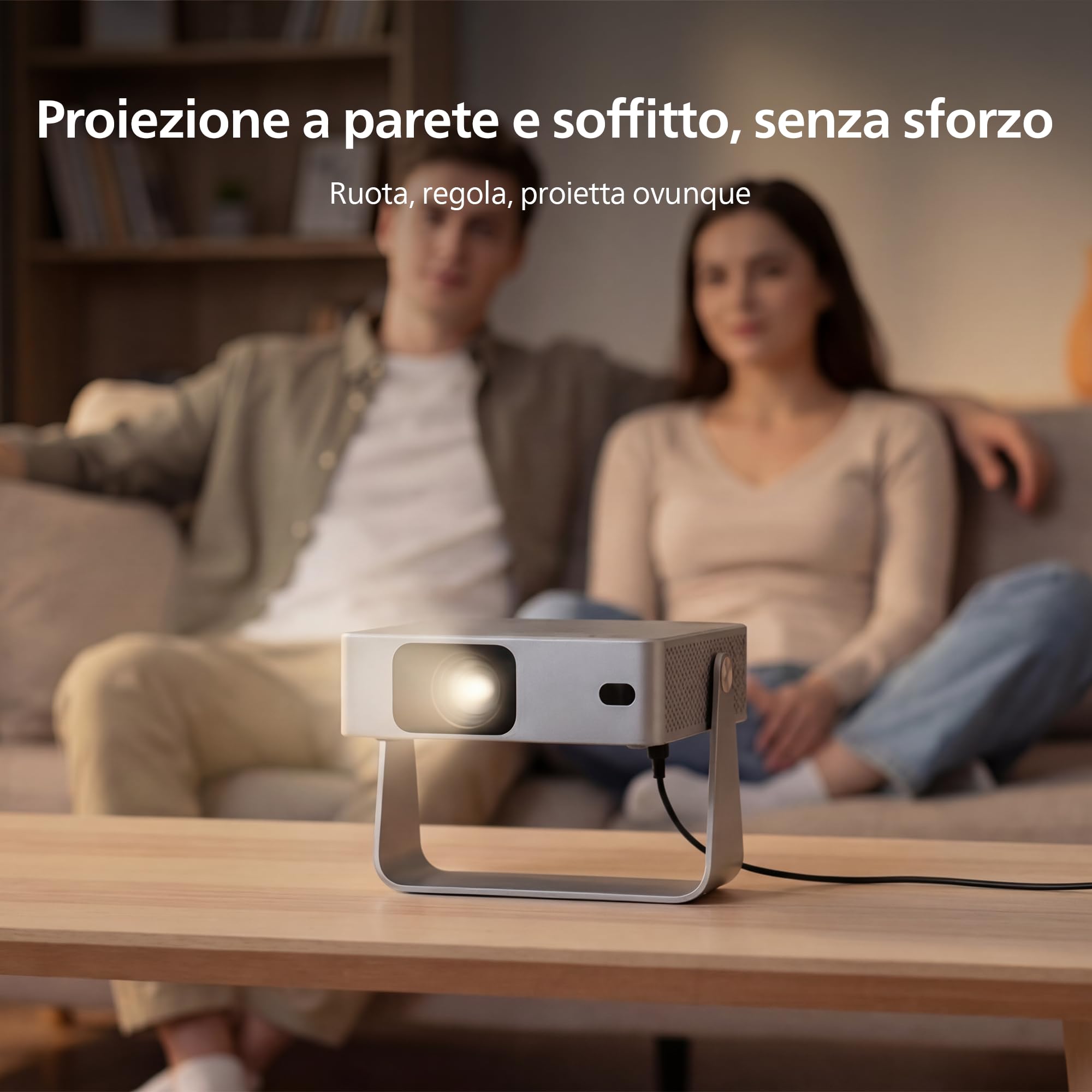 Videoproiettore - PHILIPS - NeoPix 256 - Full HD 1080p - 250 ANSI lumen - 80 - Grigio