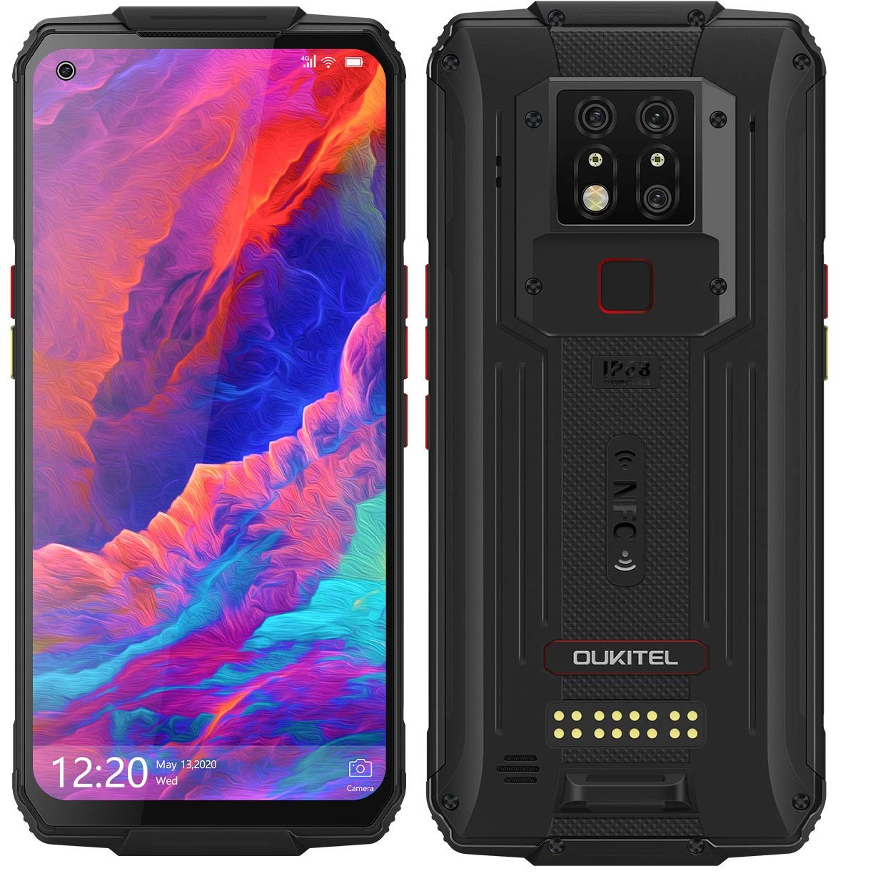 新品　oukitel　WP7　ナイトビジョンカメラ　タフネス　スマートフォン Amazon | OUKITEL WP7フラッグシップの頑丈な携帯電話、48MPトリプル