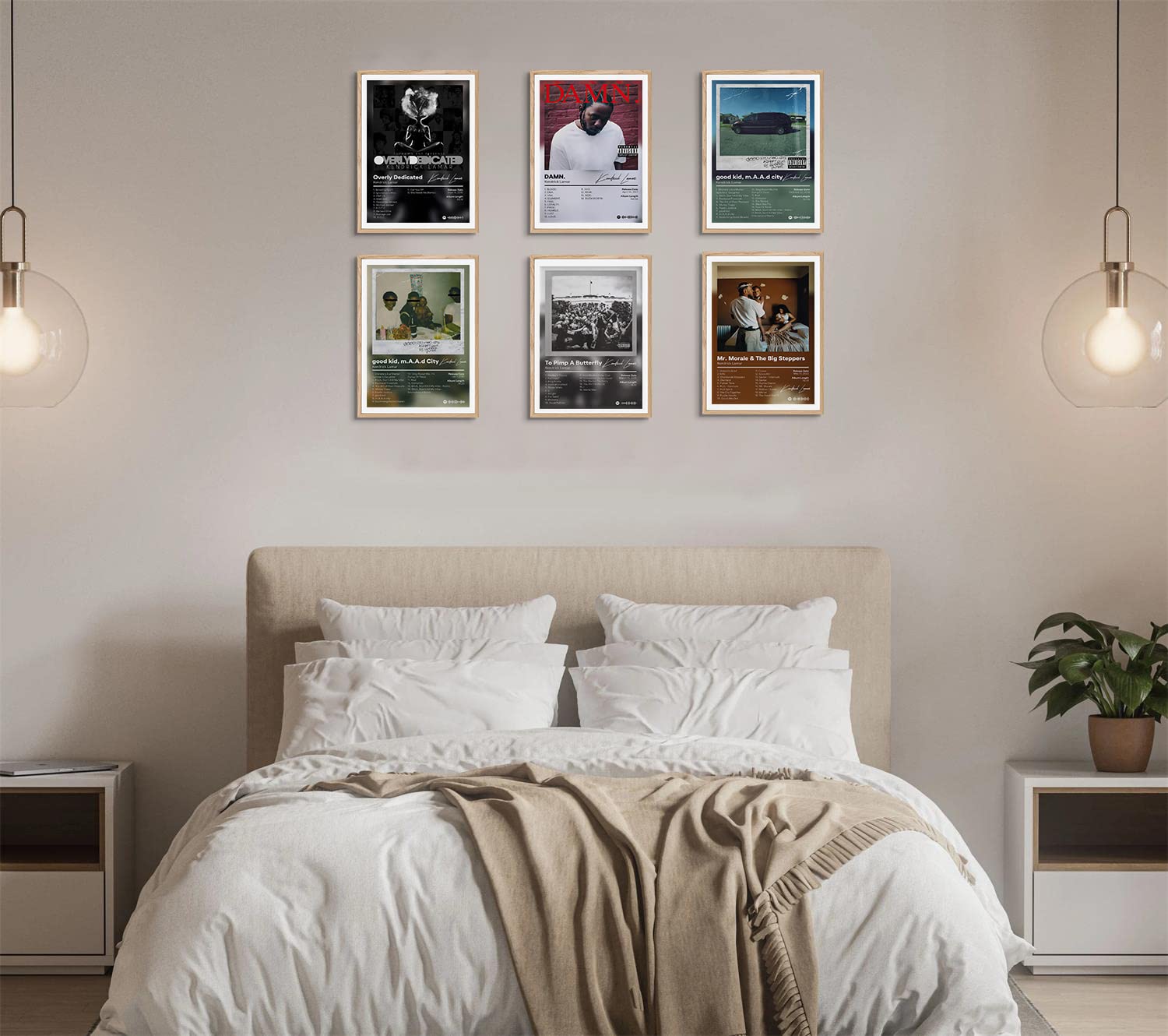 Poster Mural Poster Toile Kendrick Lamar Mr. Morale Album - 30x45cm Décoration Murale Toile Album Cover
