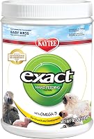 Kaytee Exact Hand Feeding Formula for Baby Birds - 18 oz Instant Mix with Probiotics & Enzymes
