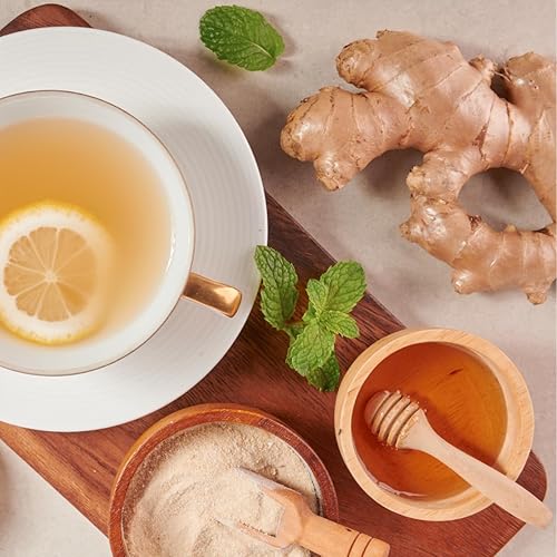 Miniatura 5 de Unha Té coreano de miel y jengibre de 35.2 onzas – Jengibre rebanado premium con miel real, té dulce picante caliente o frío, mermeladas y
