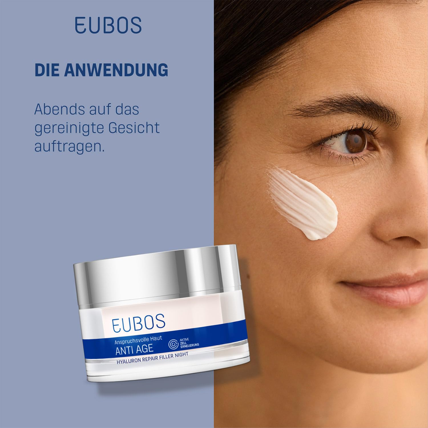 EUBOS Hyaluron Repair Filler Night Creme, 50 ml Crema
