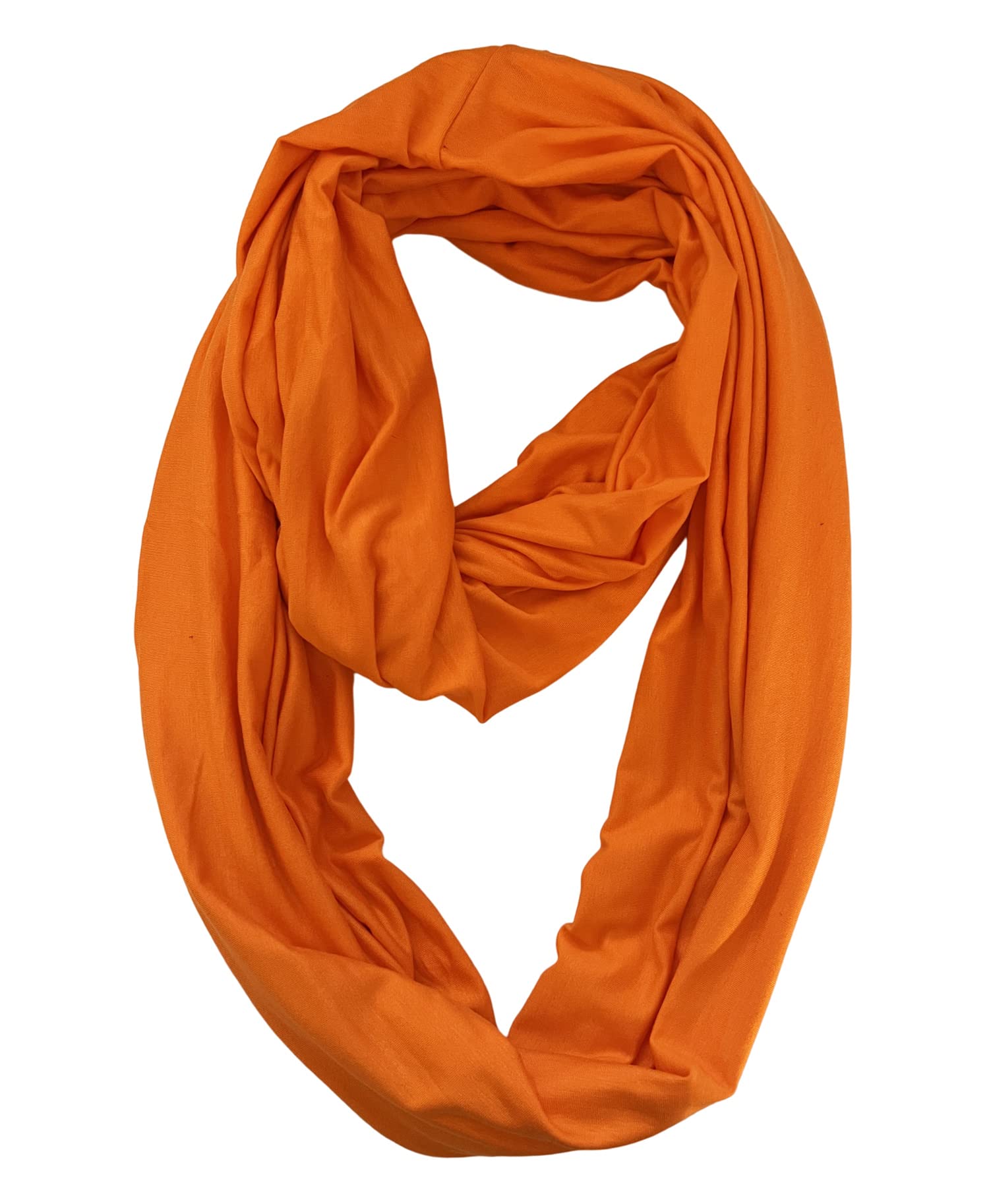 Lina & Lily Premium Modal Jersey Knit Women's Infinity Scarf Loop Lightweight