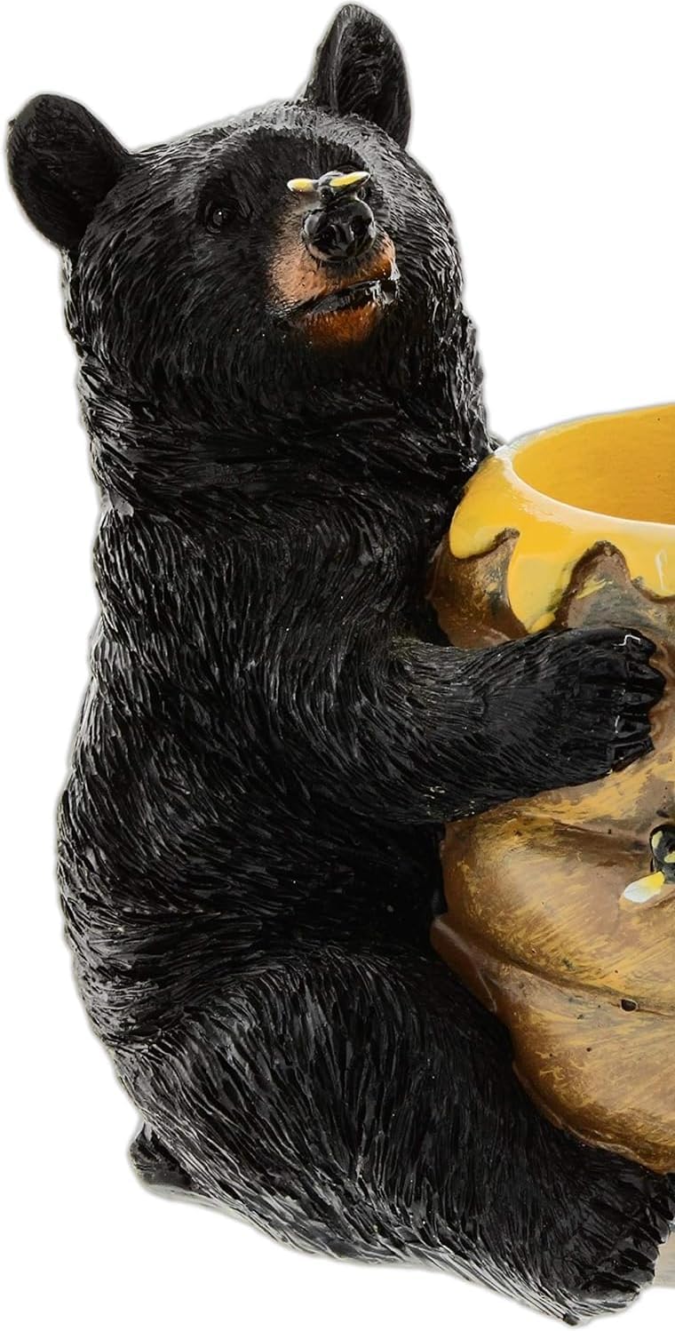 Distinctive Designs Black Bear Honey Pot Planter (Medium - 5.5”H)