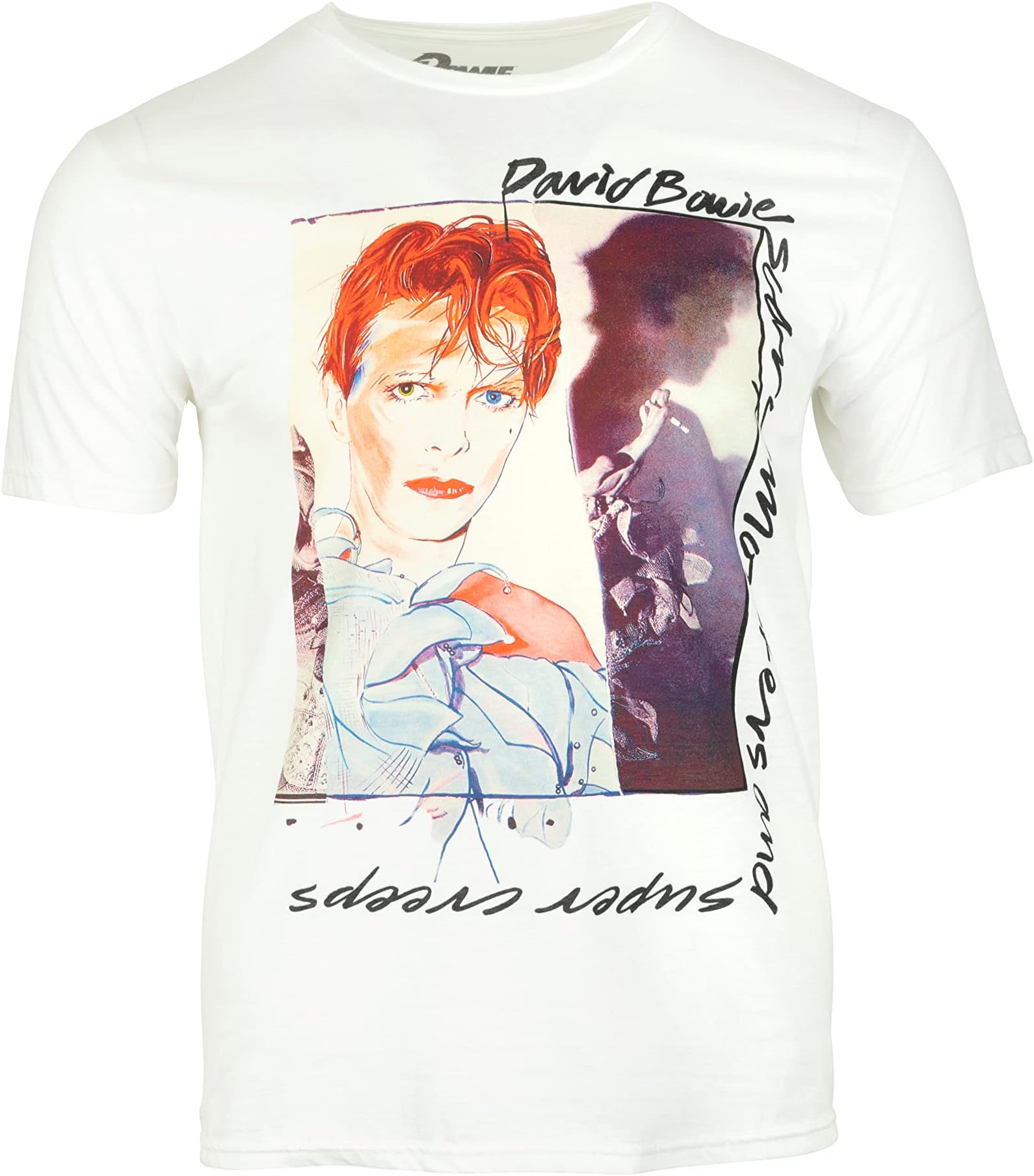 Sporting ProfilesDavid Bowie Scary Monsters Album Cover Style Official T Shirt