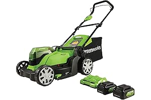 Greenworks 48V 17-Inch Cordless Electric Lawn Mower