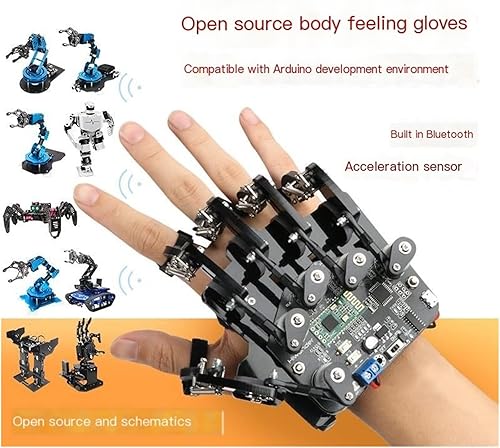 Miniatura 3 de Guantes somatosensoriales de código abierto de robot inteligenteguantes mecánicos portátiles Control somatosensorialRobot Control Robot Juguetes