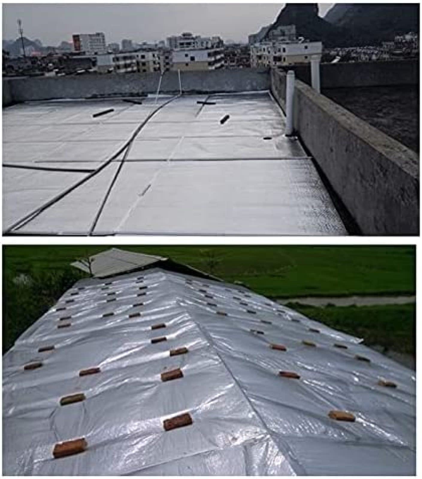 Folia Izolacyjna Odbłyśnik Grzejnika 4mm Podwójna Bańka Aluminiowa Samoprzylepna Wodoodporna Do Ścian Podłogi Lofty Garaż Hot,1m * 20m