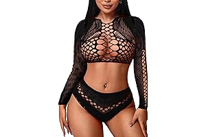 Sensuous Allure: Fishnet Lingerie Set for Unforgettable Nights