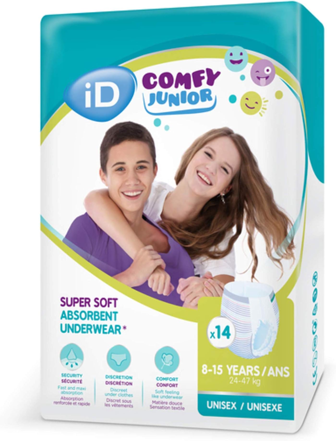 iD Comfy Junior Pants (8-15 Years) - Pack of 14