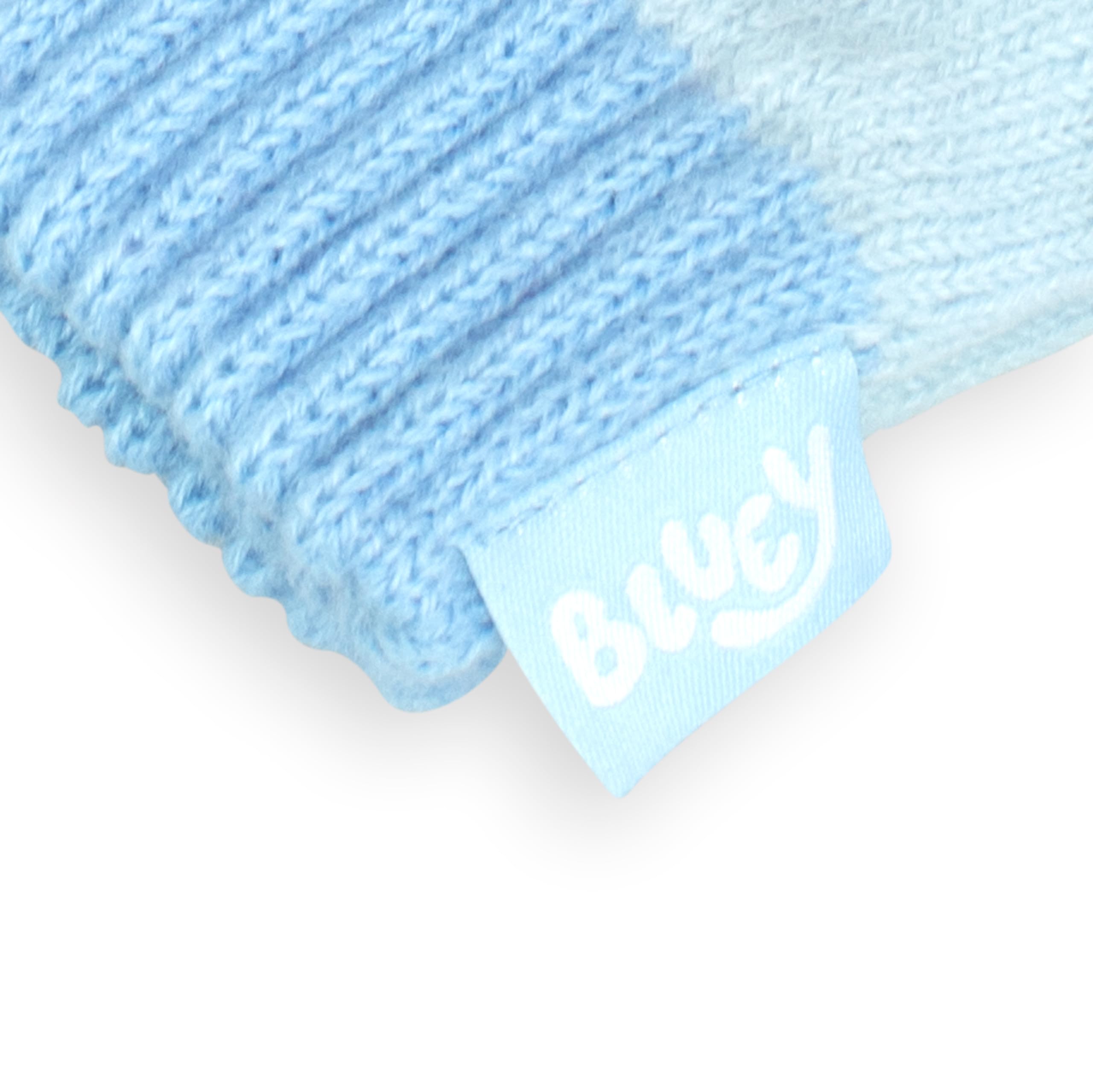 Bluey Conjunto de gorro y guantes para niños Gorro y guantes de invierno para niñas y niños | Mercancía oficial