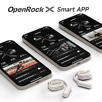 OpenRock X ゴールドホワイト Earbuds Sets - OpenRock X Earbuds + Portable Case