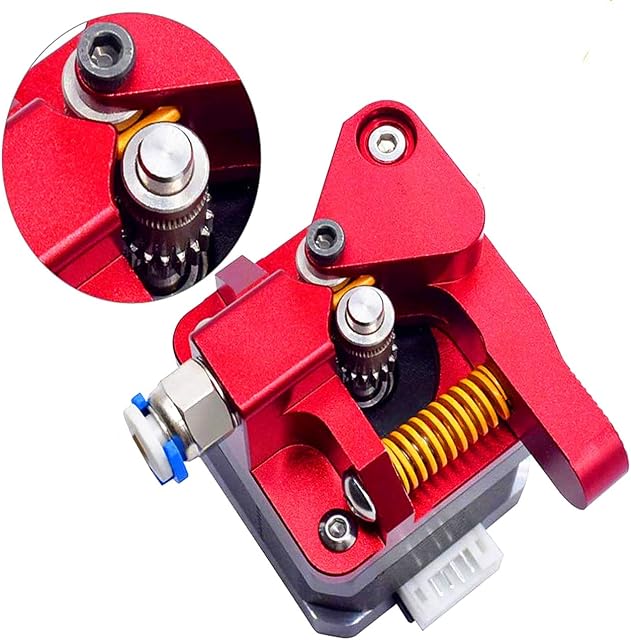 3DMAN Dual Gear Extruder Drive Feeder for Ender 3 V2, Ender 3 Pro, Ender 3 Series, Ender 5 Pro, Ender 5 Plus, CR10 Series, Vyper Series and Other 3D printers