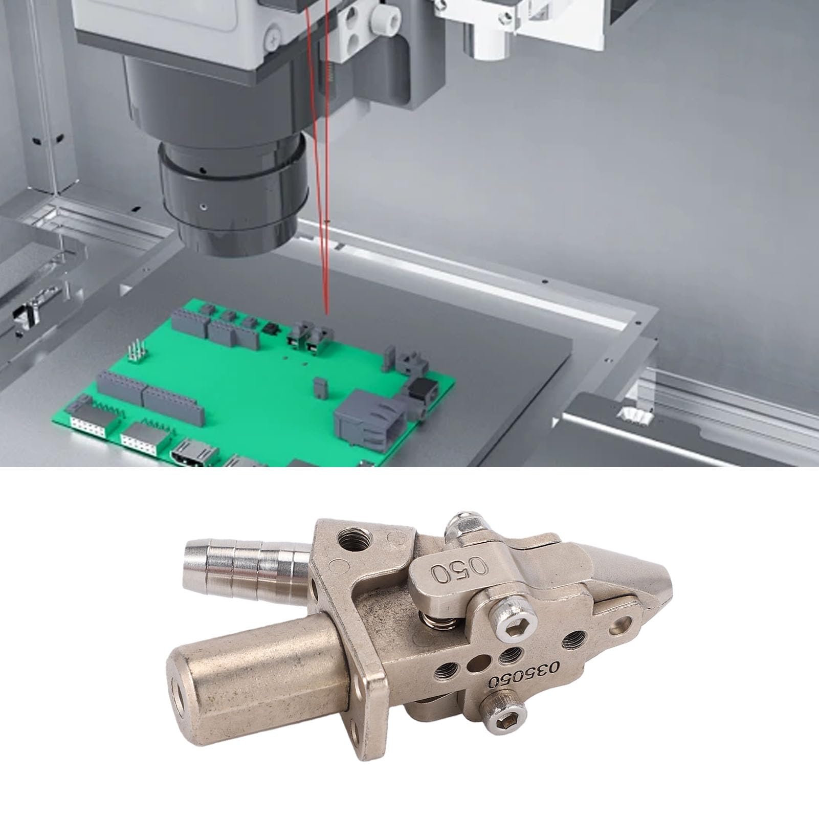 Fafeicy Mandril para Máquina de Bloqueo Automático de Tornillos, Boquilla de Acero Inoxidable de Cambio Rápido para Tornillos M2.8-M3.0 y Tuercas de 4.7-5.1 mm. Uso manual.