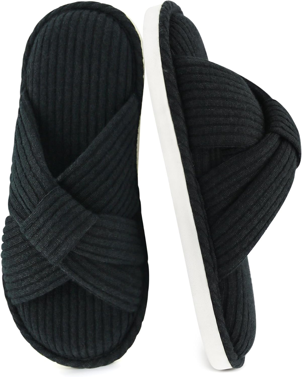Pantuflas de Mujer con Banda Cruzada