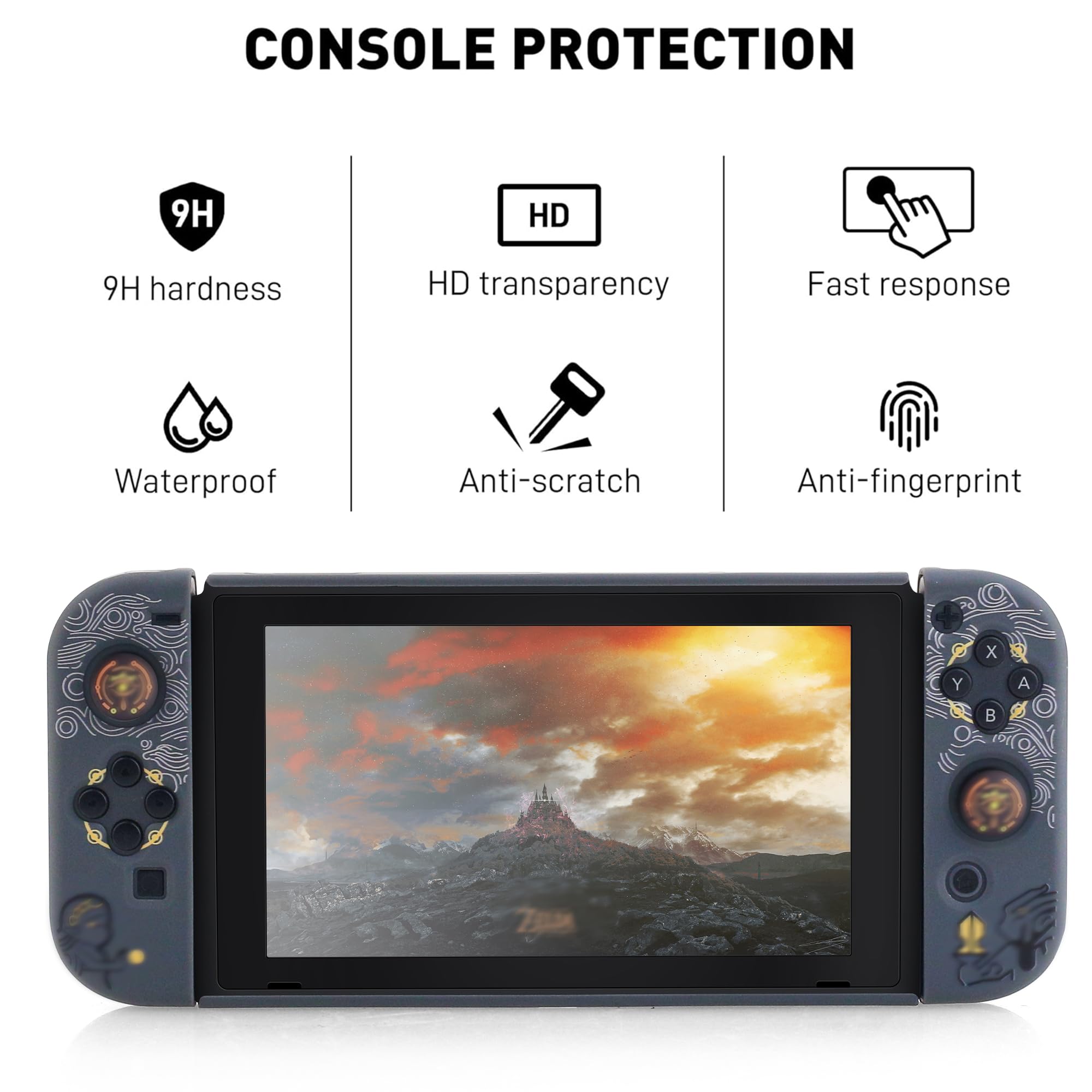 Amazon.com: RHOTALL Hard Shell Compatible with Nintendo Switch for