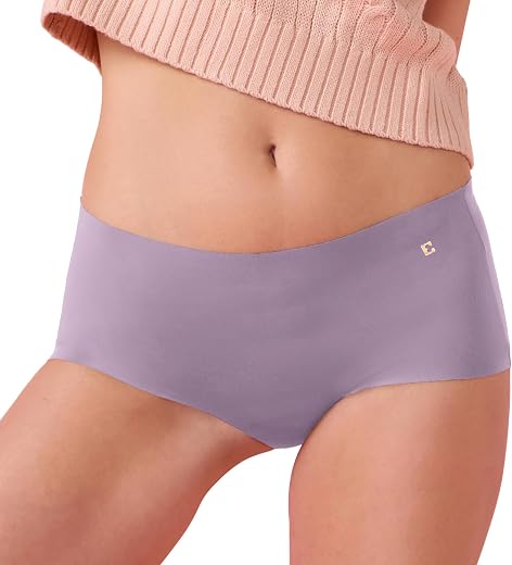 Enamor Innovations Invisi, All Day Comfort, Mid Waist Boyshorts Panty for Women - No Visible Panty Lines, Breathable, Swea...