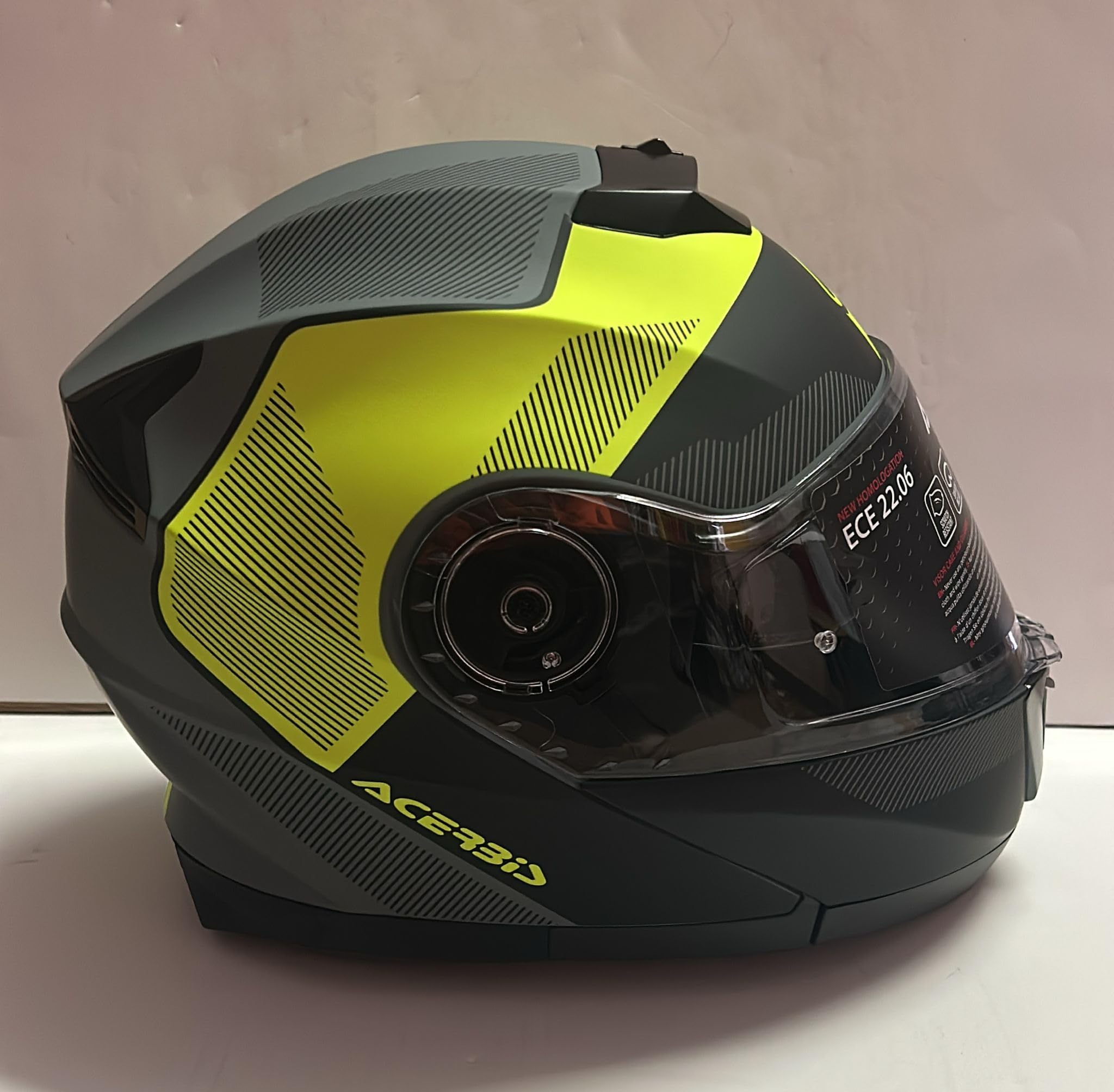 ACERBIS CASCO SEREL 2206 NERO/GIALLO FLUO M